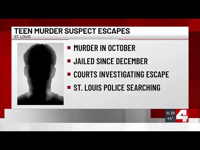 **Murder Suspect Escapes St. Louis Jail, …