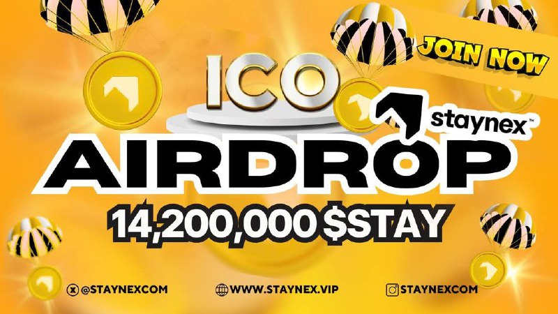 ***🚀*** STAYNEX ICO AIRDROP CAMPAIGN IS …