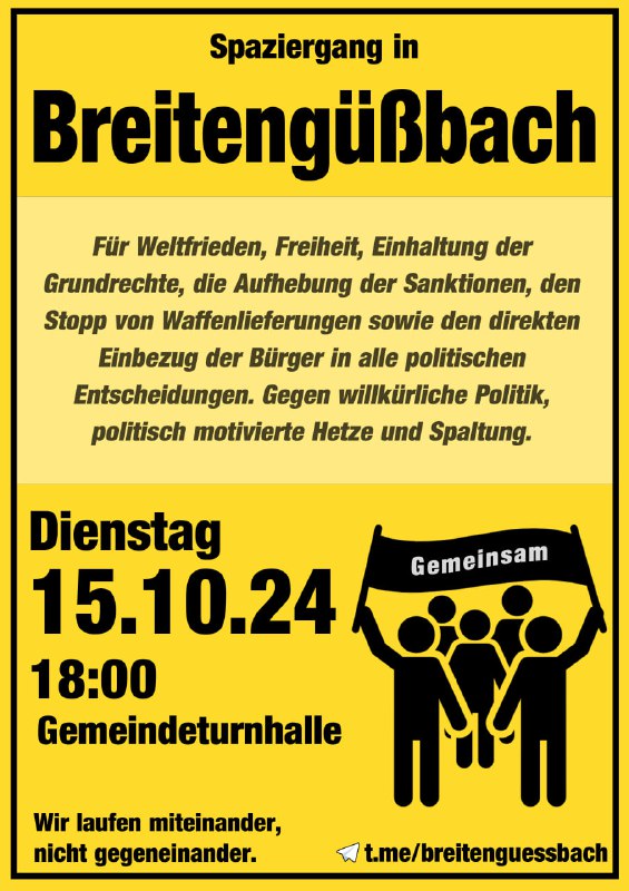 **Breitengüßbach, Dienstag, 15.10..2024**