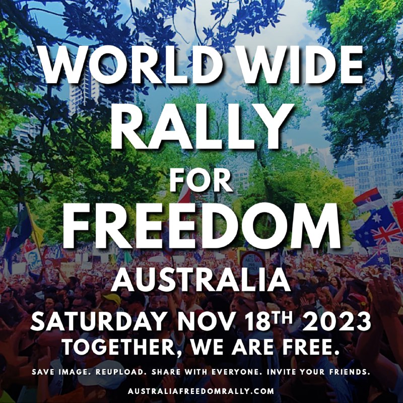 [**@AustraliaFreedomRallyUpdates**](https://t.me/AustraliaFreedomRallyUpdates)