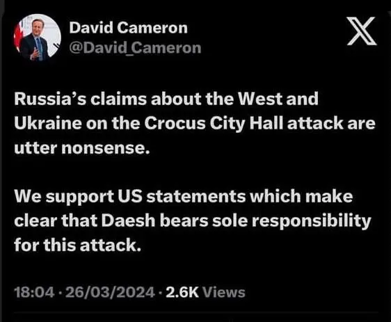 ***💬*** **Министр иностранных дел Дэвид Кэмерон …