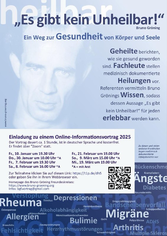 **Einladung zu einem Online-Informationsvortrag 2025**