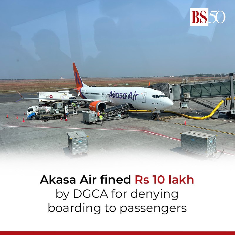 The DGCA has imposed a Rs …