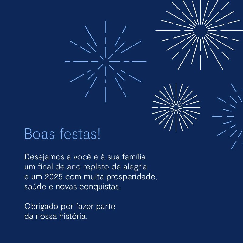 Nós, do **BTG Pactual**, queremos agradecer …