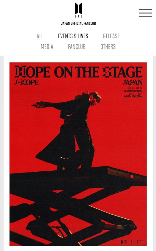 [Announcement]『j-hope Tour 'HOPE ON THE STAGE' …