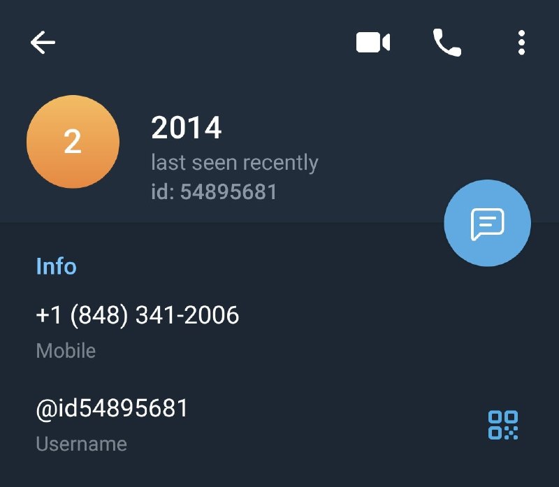 ~~telegram Account Created 2014