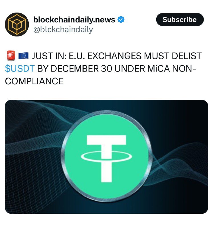 ***🚨***BREAKING: On December 30, $USDT will …