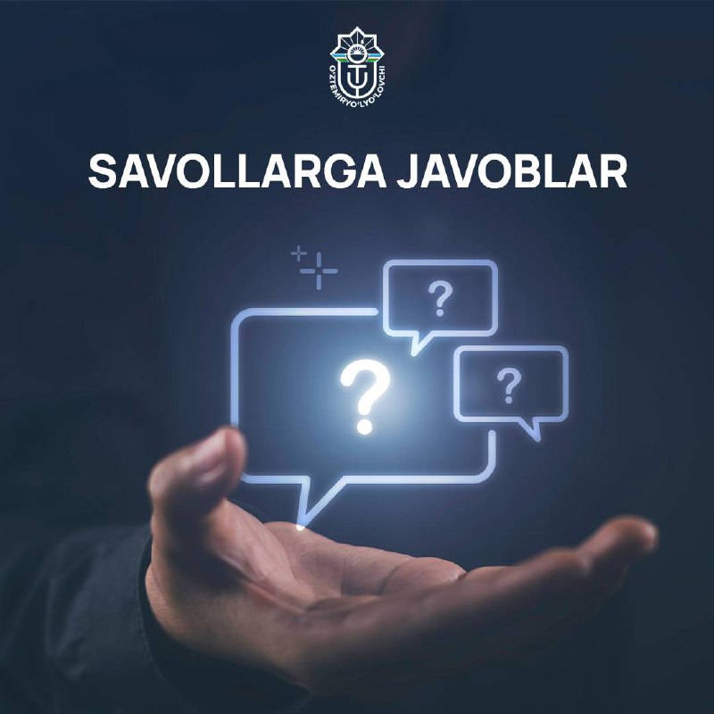 **Savollarga javob**