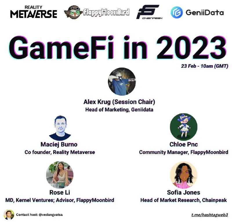 Twitter Space Announcement: **GameFi in 2023**