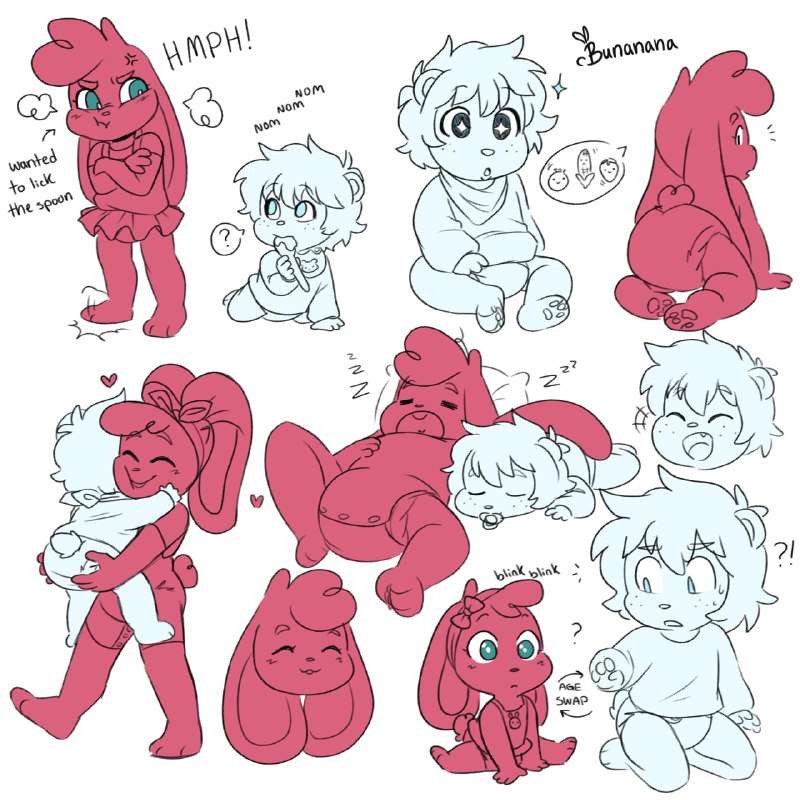 Posie and Yuri doodle page!