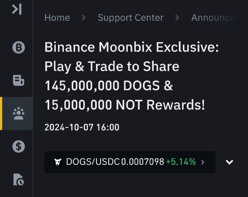 ***🛒***Binance MoonBix Trading Event