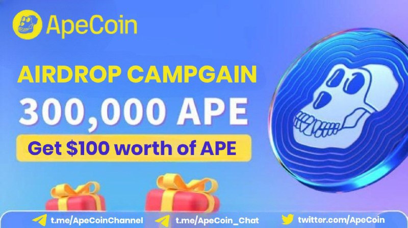 ***Ⓜ️*****ApeCoin (APE) Airdrop is LIVE! ***🎉**********😀***** …