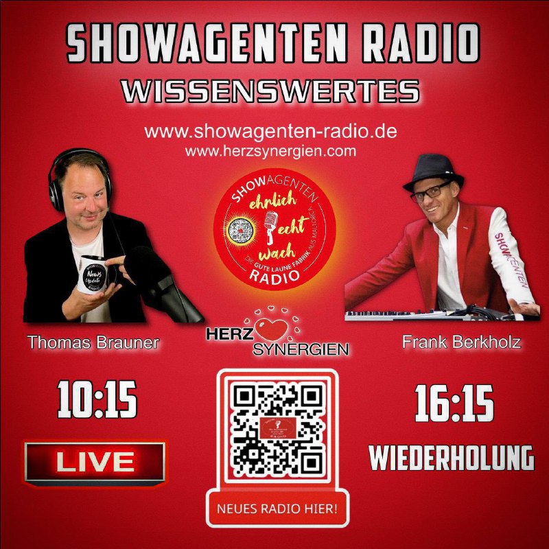 `SHOWAGENTEN RADIO`***🔴*** `29.10.2024`***⏰*** `10:15 &amp; 16:15`***⁉️*** …