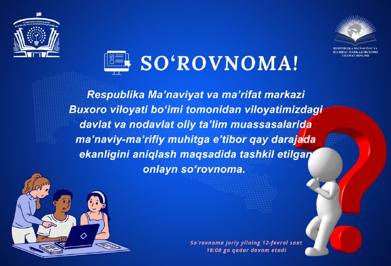 Diqqat so'rovnoma!