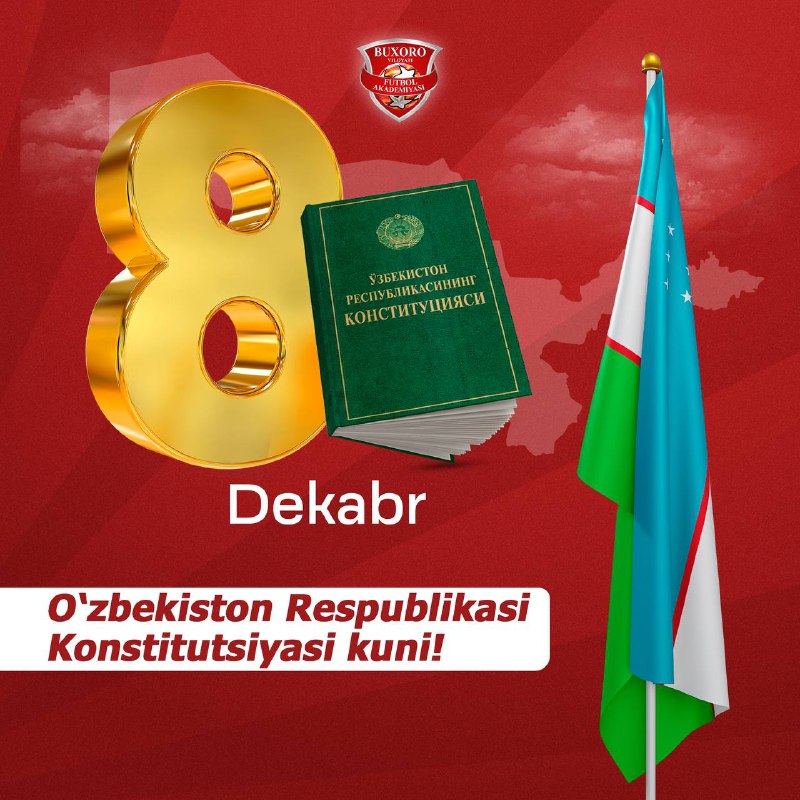 **8-dekabr O’zbekiston Respublikasi Konstitutsiyasi qabul qilingan …