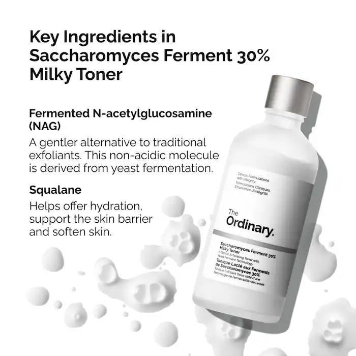 Ordinary milky toner.