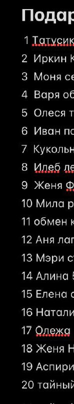 Готовлю план подарков для видео ***🤴*** …