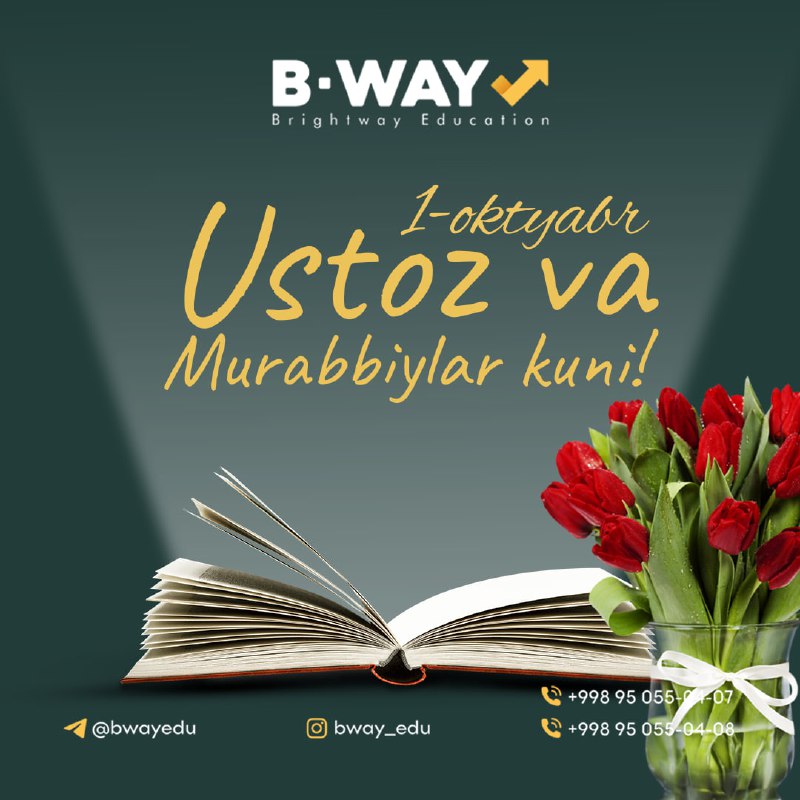 1-oktyabr Ustoz va Murabbiylar kuni bilan …