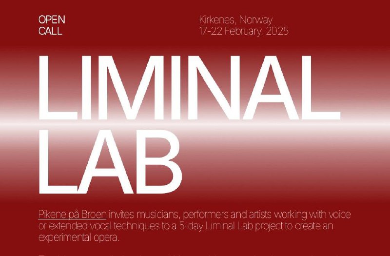 ***?***[**Liminal Lab**](https://www.liminalopera.com/)**: Стварыце Эксперыментальную Оперу ў …