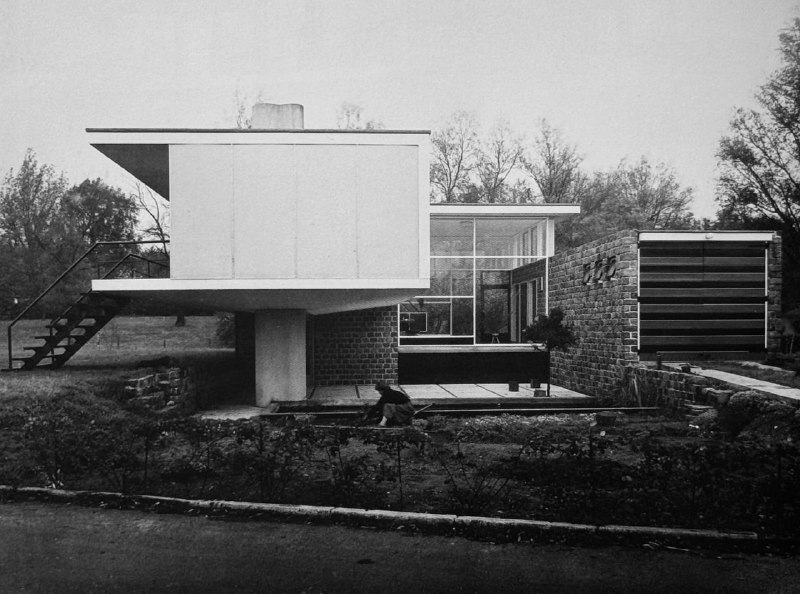 House built for himself in Rotterdam, …