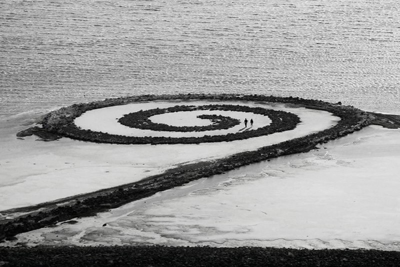 Robert Smithson: Spiral Jetty (1970) location: …