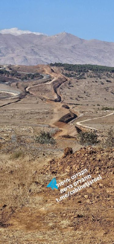 תיעוד ראשון של המכשול הישראלי בגבול …