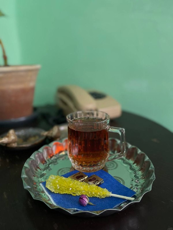 چای با لحظات شیرین.