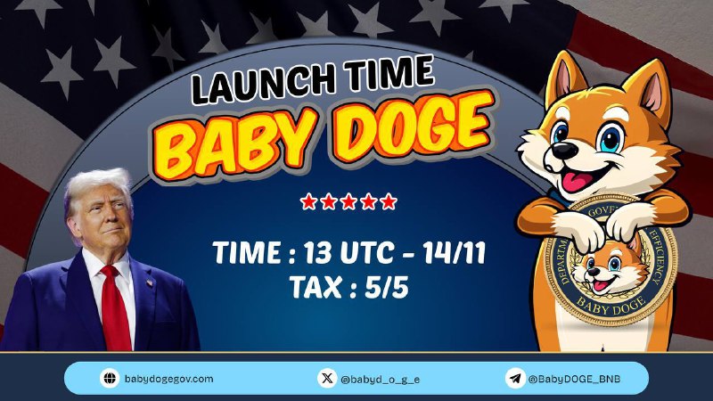 ***😊*****Baby D.O.G.E** **is officially going LIVE …