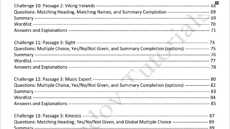 Bugungi IELTS da tushgan Reading Passages …