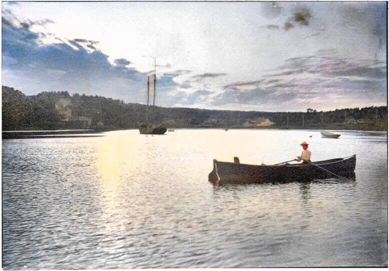 Rowing in Nova Scotia, 1900s.