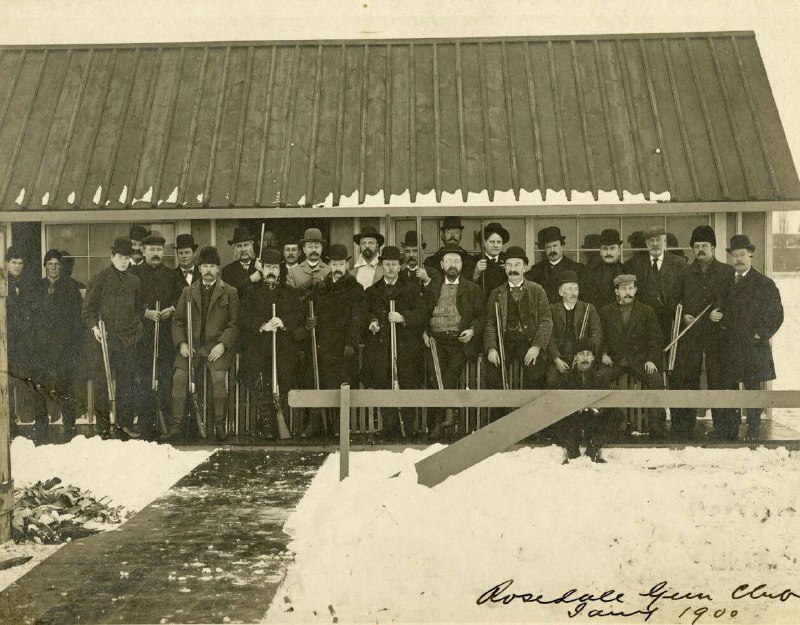 The Rosedale Gun Club, Toronto, Winter …