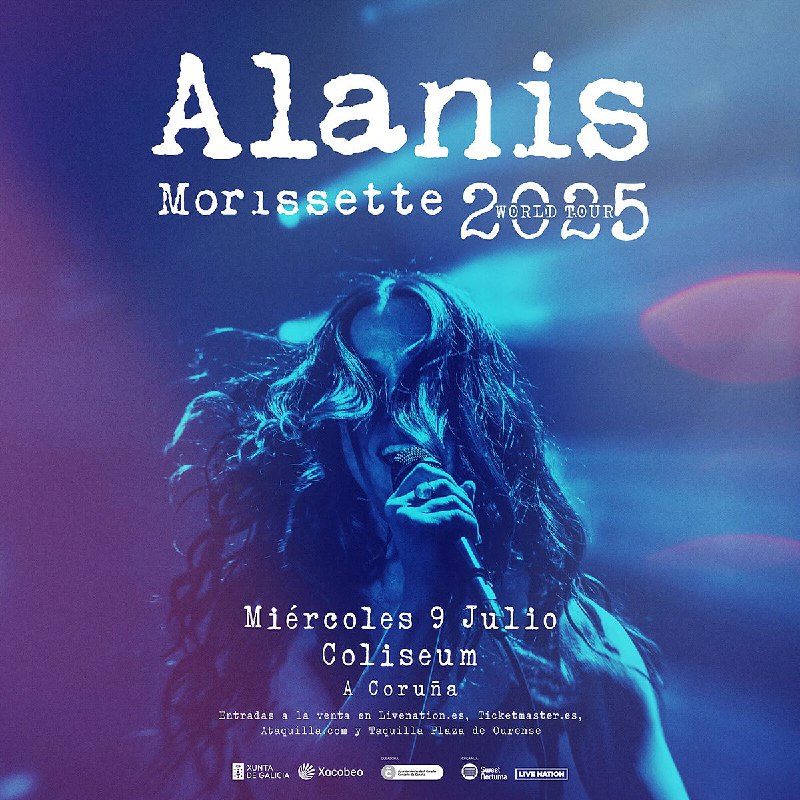 [#Coruña](?q=%23Coru%C3%B1a) | ALANIS MORISSETTE estará el …