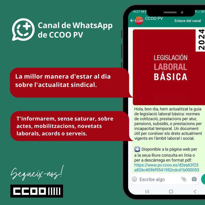 Uneix-te al canal de WhatsApp de …