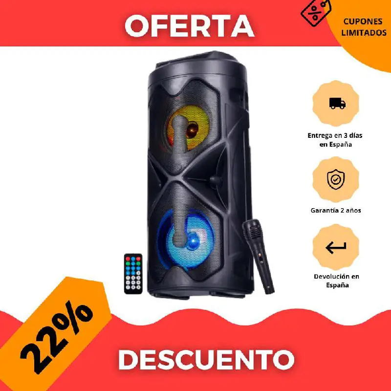 Mini altavoz torre NK con Bluetooth …