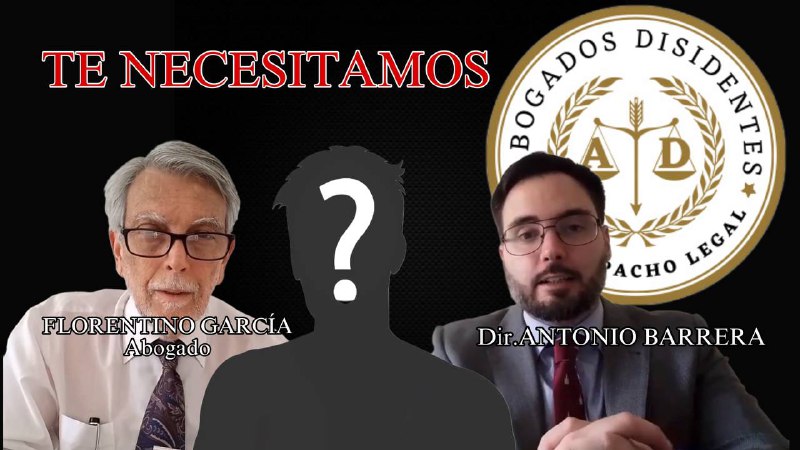 ***🔴*****EN ABOGADOS DISIDENTES BUSCAMOS A ALGUIEN …