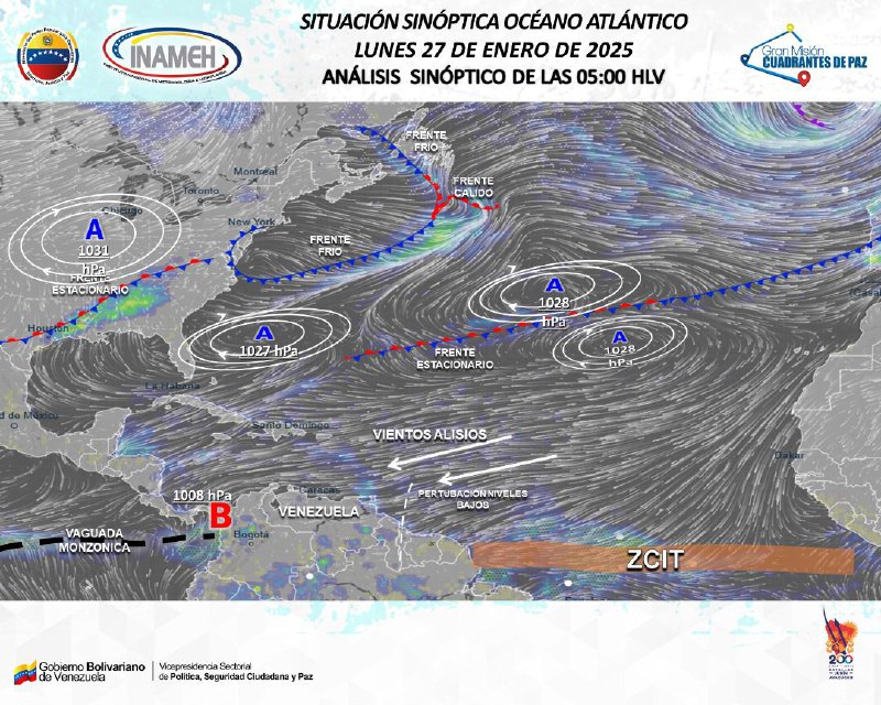 [#27Ene](?q=%2327Ene) [#INAMEHInforma](?q=%23INAMEHInforma) *Situación sinóptica - Océano …