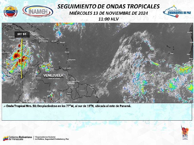 [#13Nov](?q=%2313Nov) [#INAMEHInforma](?q=%23INAMEHInforma) *Seguimiento de Ondas Tropicales …