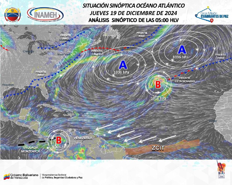 [#19Dic](?q=%2319Dic) [#INAMEHInforma](?q=%23INAMEHInforma) *Situación sinóptica - Océano …