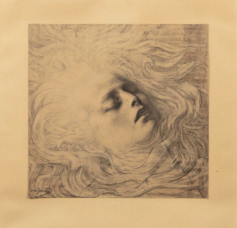 orphée mort | jean delville, 1890