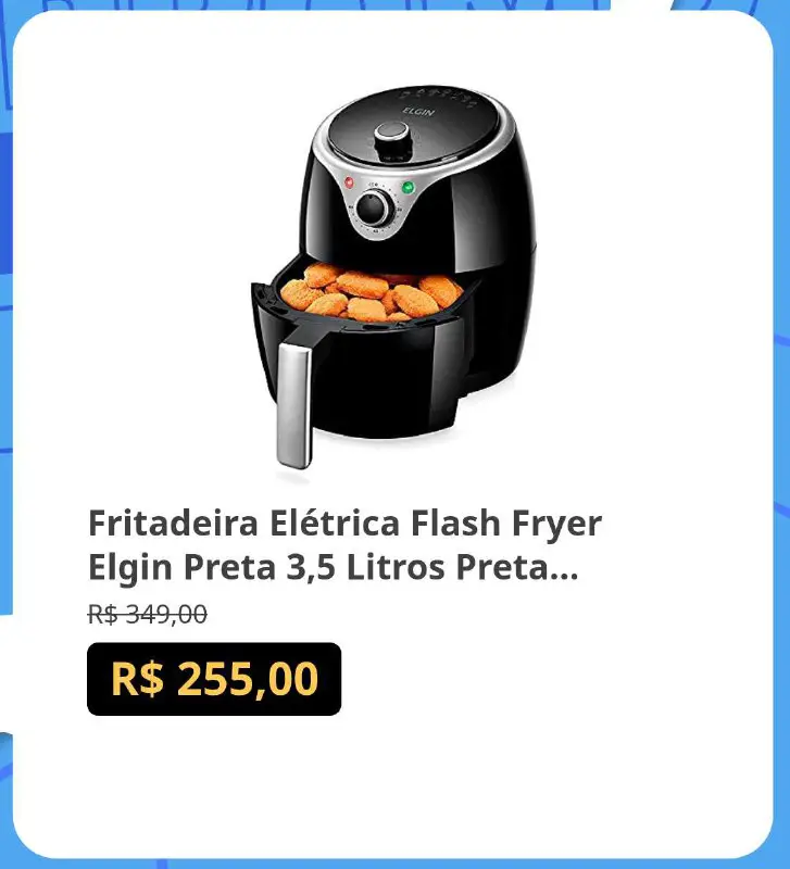 ***✨*** Fritadeira Elétrica Flash Fryer Elgin …