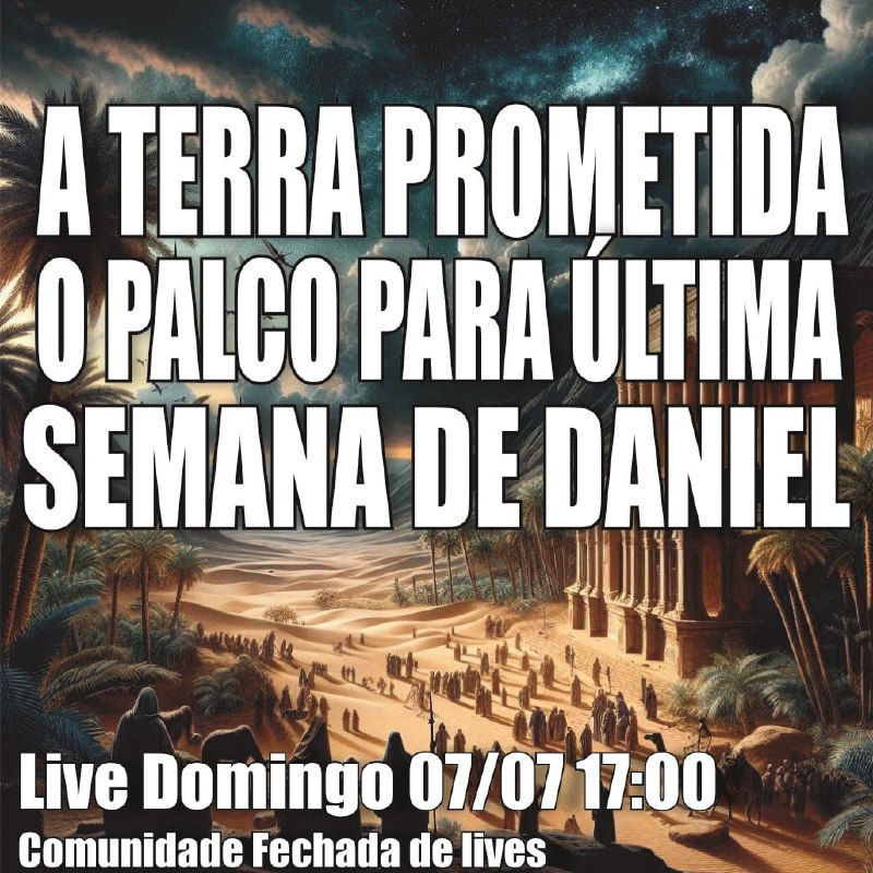 ***🚨*** Atenção: Live amanhã na Comunidade …