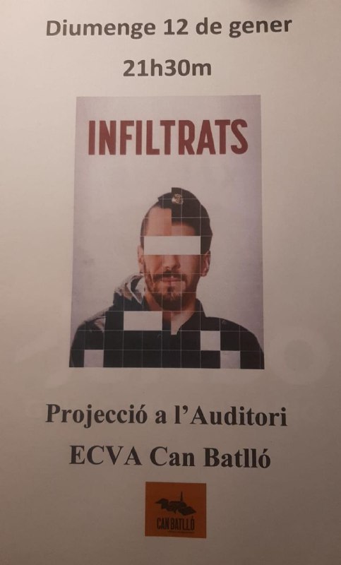 Avui 21:30 [#Infiltrats3cat](?q=%23Infiltrats3cat) a l'Auditori