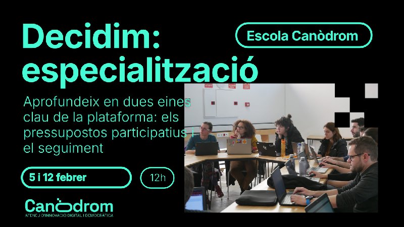 ***💻*** [**#EscolaCanòdrom**](?q=%23EscolaCan%C3%B2drom)