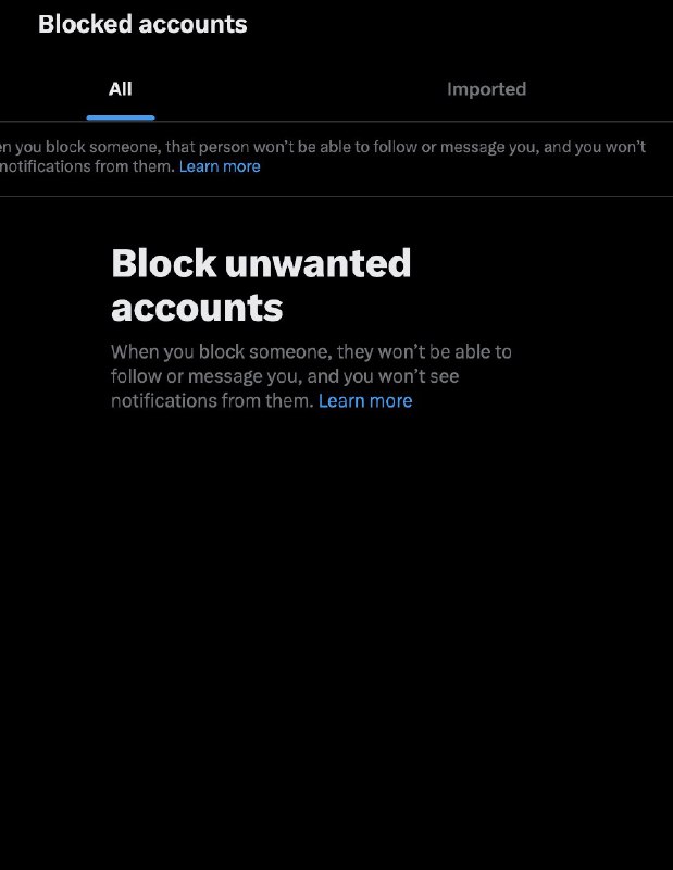 Twitter/X Blocking me from Unblocking accounts?