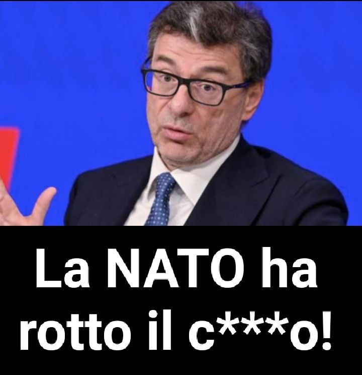 ***🛑*** Finalmente Giorgetti si leva un …