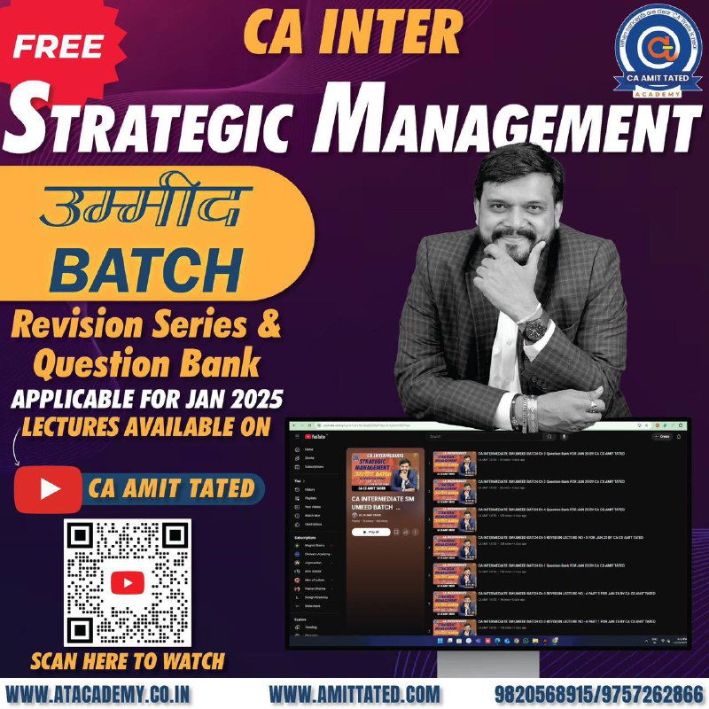 ***🚀*** Ace Your CA Inter Strategic …