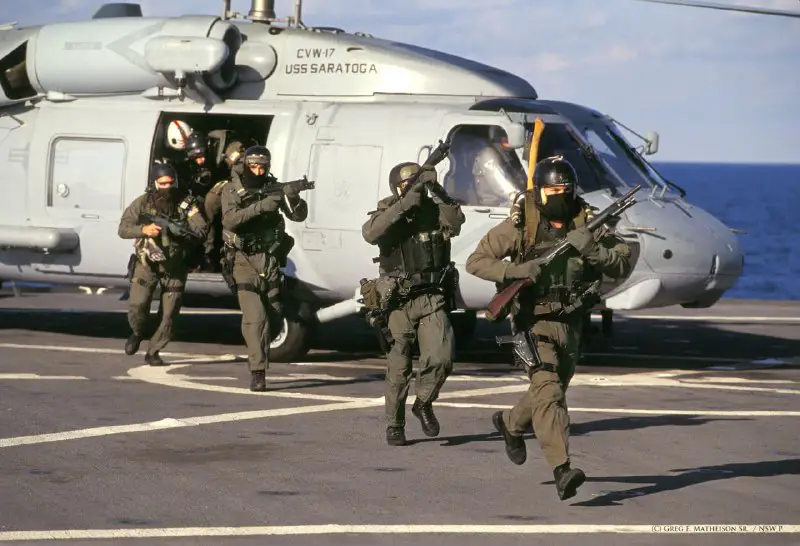 SEAL Team 8 operators during a …