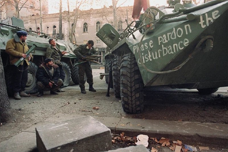 Georgian civil war, Tbilisi 1991.