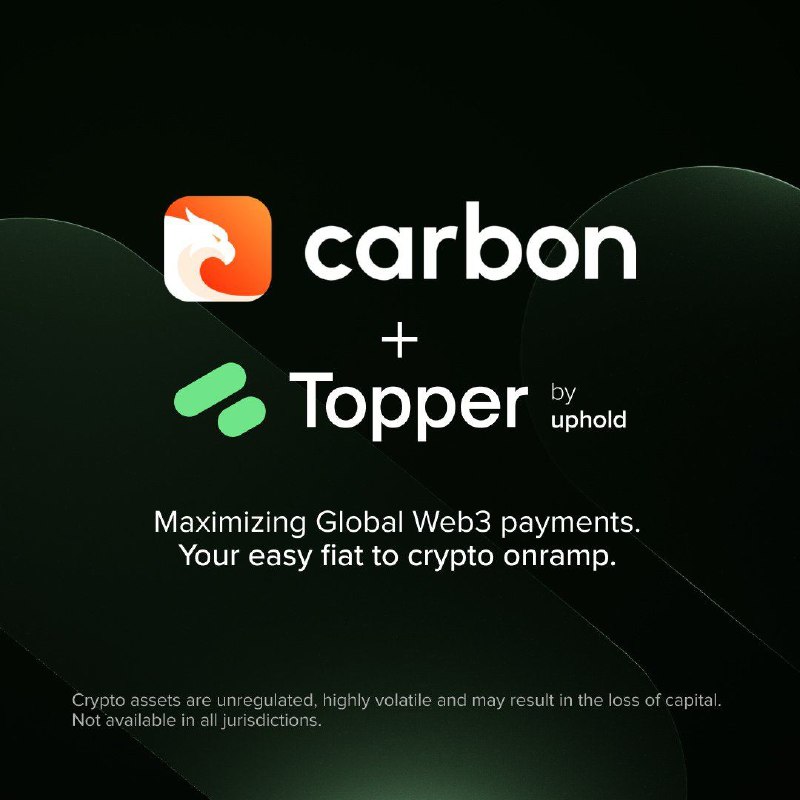 **CARBON PARTNERS WITH UPHOLD ***🔥*****[**https://twitter.com/trycarbonio/status/1790882473863188600**](https://twitter.com/trycarbonio/status/1790882473863188600)