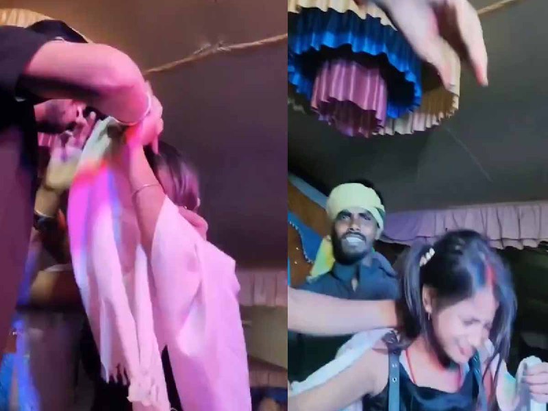 *स्टेज पर डांस के बीच युवक …